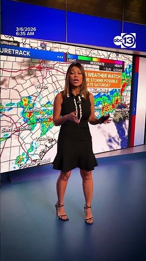 ABC13 Weather Watch for storms that could turn severe late Saturday