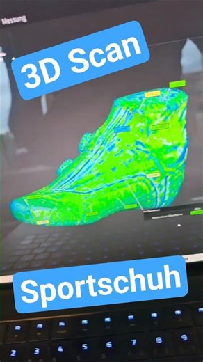👟 Sportschuh mit 0,04 mm gescannt! Shining 3D RIGIL zeigt extreme Präzision