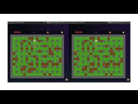 Bomberman Game with real time chat and custom framework