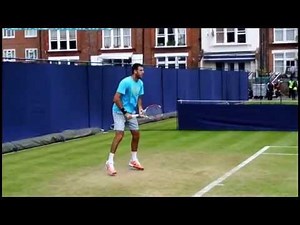 Del Potro Training London 2013 HD