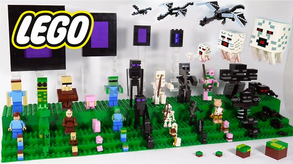LEGO Minecraft Mobs That Actually Work: Built With Mechanics That Mimic Game Behavior