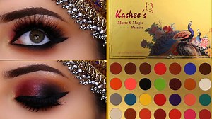 102K views · 7.3K reactions | Beautiful Burgundy Smokey Makeup complete tutorial殺殺殺 To order Kashee’s Cosmetics call or whatsapp 03452889230, 03128834015 | Kashee's - Artist | Facebook