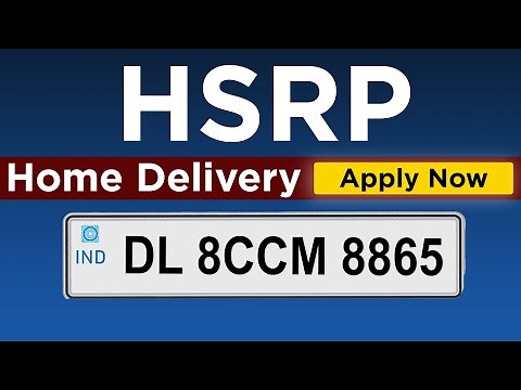 Apply for HSRP Number Plate Online! Four-Wheeler & Two-Wheeler | Home Delivery & Installation