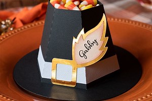 Pilgrim Hat Treat & Play Set · Creative Fabrica