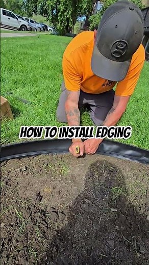 How to install garden edging #how #tips #tipsandtricks #diy #homeimprovement #garden #landscape