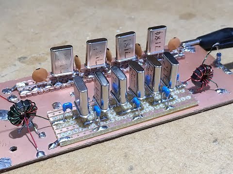 Homebrew 80/40m SSB/CW Rig - #4b CW Crystal Filter