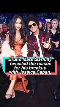 Bruno Mars tearfully revealed the reason for his breakup with Jessica Caban.#brunomars#girlfriend#