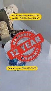 🤔 How to use Damp Proof, Ultra, and Dr. Fixit Roofseal Ultra 🤗