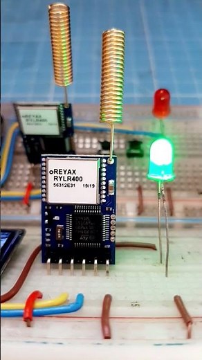 LoRa module RYLR406 #lorawan #arduino #esp32 #technology #wireless #radiofrequency #viral #fyp
