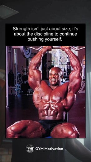 Strength isn’t just about size; it’s about the mindset to push through every challenge, every day. It’s the discipline to keep going, even when the results aren't immediate. Build both your body and your willpower, and you’ll see true transformation. 💪 | GYM Motivation