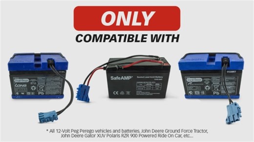 Watch SafeAMP 12-Volt Charger for Peg Perego Battery on Amazon Live