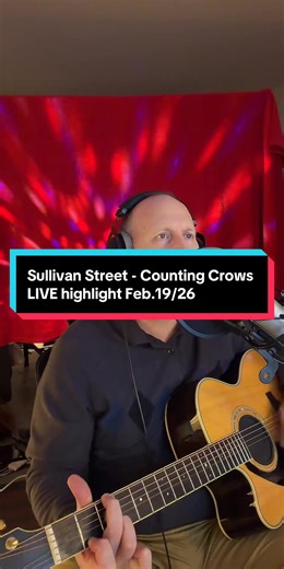 Sullivan Street - Counting Crows LIVE highlight Feb.19/26 #livehighlights #tiktoklive #sullivanstreet #countingcrows #yamahaguitar
