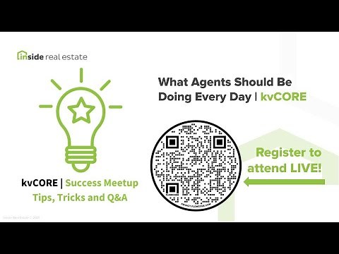 What Agents Should Be Doing Every Day in kvCORE