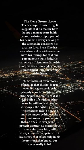 Understanding Men’s Greatest Love Theory