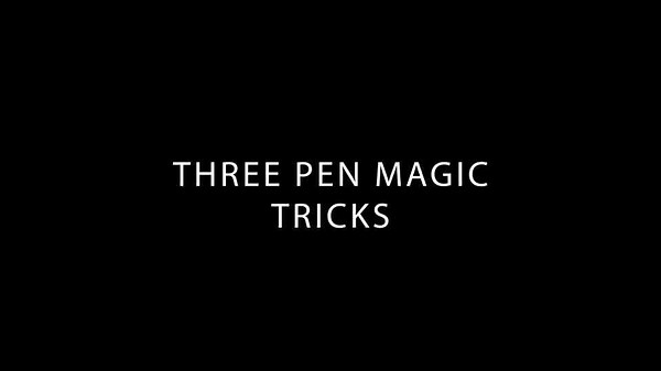 3 Incredible Pen Magic Tricks (Vanish, Production & Shrink) - Tutorial