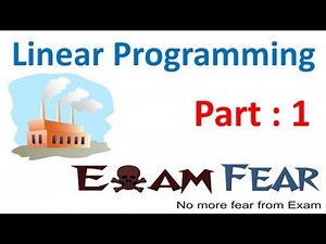 Maths Linear Programming part 1 (Introduction) CBSE class 12 Mathematics XII