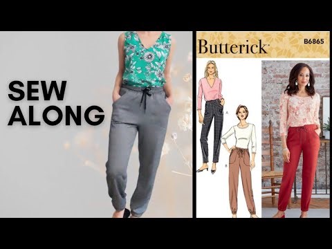 Sew Your Way to Comfort: Butterick 6865 Comfy Pants Tutorial