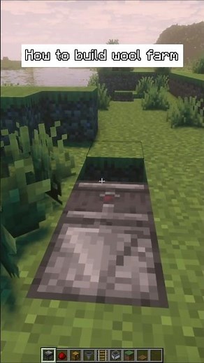 How to Build an Automatic Wool Farm in Minecraft! 🐑✂️