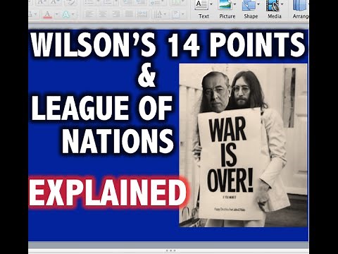 Wilson's 14 Points & League of Nations Explained