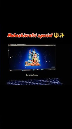 Creative Mahashivratri Web Status | HTML, CSS & JavaScript Effect 🕉️