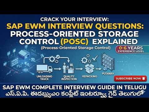 36.SAP EWM Interview Questions: Process-Oriented Storage Control (POSC) Explained