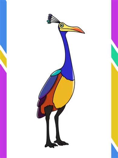 Cómo dibujar a Kevin de Up | Tutorial de Disney