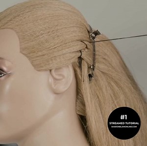 111K views · 113 reactions | #1 streamed tutorial this week was my LACE VEIL video from my Avant-Garde Series 1 online class. I used a thread and needle to draw up the length into a full voluminous shape to create this look from my Russian Tears collection. SHARONBLAINONLINE.COM #sharonblainmethod #sharonblainonline #sharonblain | Sharon Blain Education | Facebook