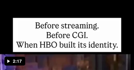 The magic of old-school HBO intros before CGI was a thing. Pure artistry and dedication - Video