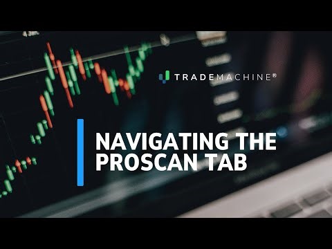 Navigating the ProScan Tab