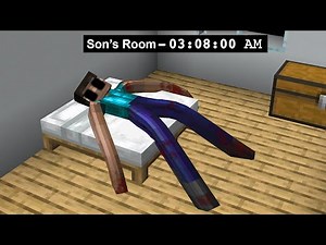 Her Son Can't Stop Growing at Night in Minecraft..