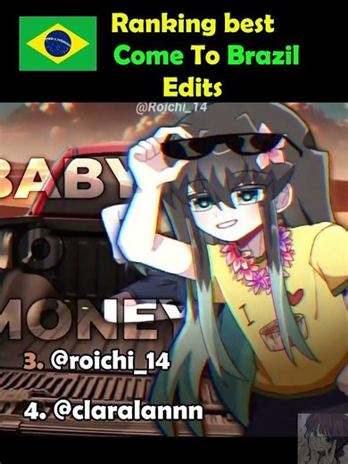 RANKNG BEST COME TO BRAZIL EDITS