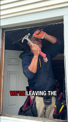 You DON’T Always Need New Exterior Capping for Replacement Windows 👀 #windows