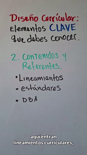 Elementos Clave del Diseño Curricular en Colombia