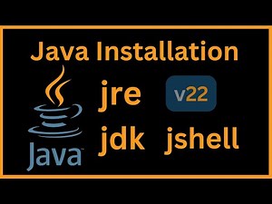 How to install Java JDK JRE 22 on Windows 10