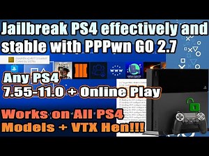 How to Jailbreak PS4 effectively with PPPwn GO 2.7 | Online Play with PSLan and PPPwn