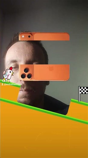 the chicken can't stop falling over