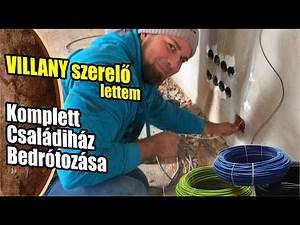 080. VILLANYSZERELŐ LETTEM - komplett családi ház elektromos hálózat kiépítése villany szerelése