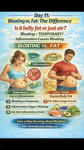 Day 11 Bloating vs Fat The Difference #bloating #bellyfat #inflammation