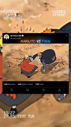 Naruto Vs Pain #naruto #anime #shorts