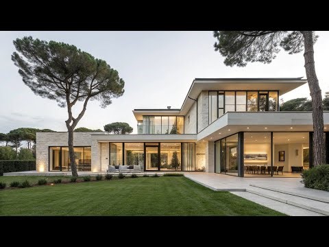 🏠Inside a🪴🌲 Timeless Modern🌸 Villa with Stunning Architecture