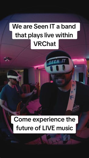 Come experience a LIVE show within Virtual Reality with Seen IT! #vrchat #liveperformance #vrc #vr
