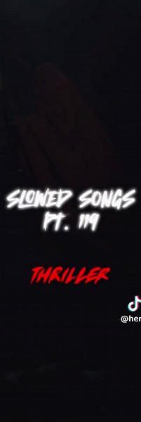 Exploring Slowed Versions of Michael Jackson's Thriller