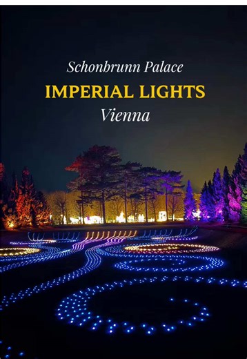 Magical Winter Light Show at Schönbrunn Palace