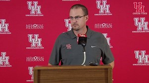 9.6K views · 515 reactions | Hear what Coach Tom Herman had to say when looking back at Houston's win over No. 3 Oklahoma and looking forward to Saturday's home opener vs. Lamar. You can still get your season tickets NOW at UHCougars.com/2016. Don't miss your chance to catch the #HTownTakeover in six games at TDECU Stadium this fall! | Houston Cougar Football | Facebook