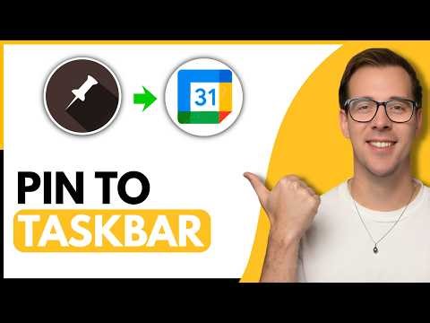How To Add Google Calendar To Taskbar In Windows 10 & 11(Step By Step)