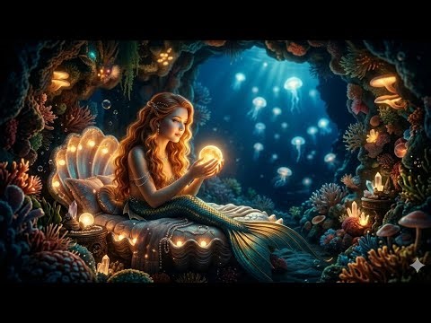 Hidden Mermaid Bedroom 🌊🧜‍♀️ | Cozy Underwater Fantasy for Sleep & Relaxation