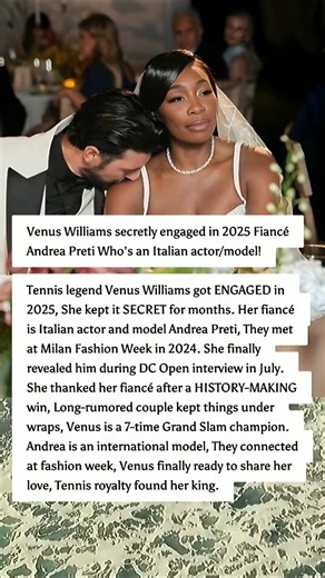 Venus Williams Secretly ENGAGED to Italian Model