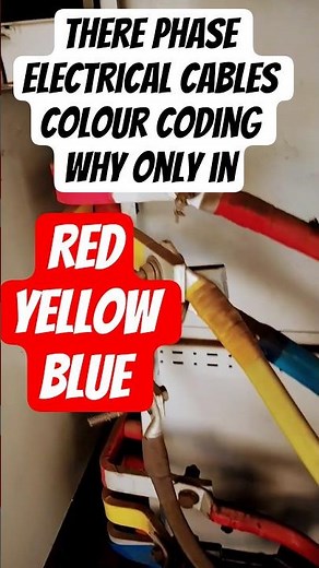 three phase colour coding|Why Three Phase Colour Coding Uses RYB? 🔴🟡🔵 | Electrical Basics Explained
