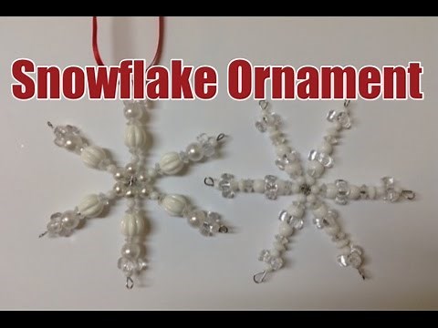 Make your own Wire Base for a Beaded Snowflake Ornament