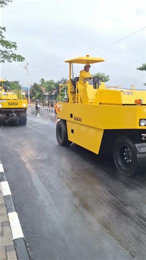 Amazingly, the hotmix asphalting of the KDM program continues to be accelerated #kdm #kangdedymul...